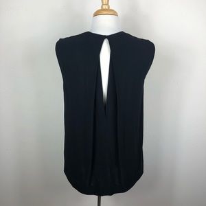 Vince | Black Open Back Top